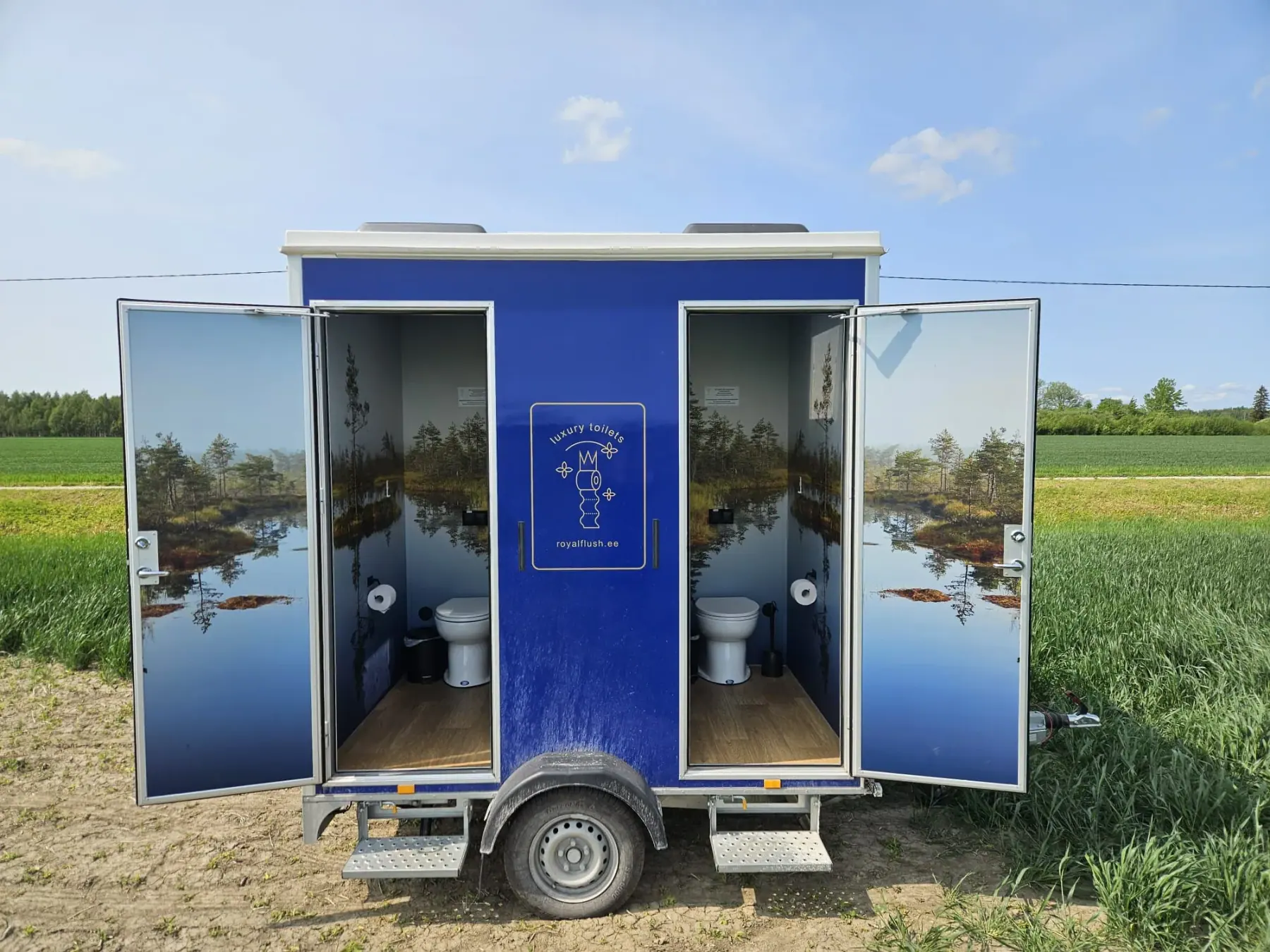 Royal Flush -mobiili-WC tapahtumassa