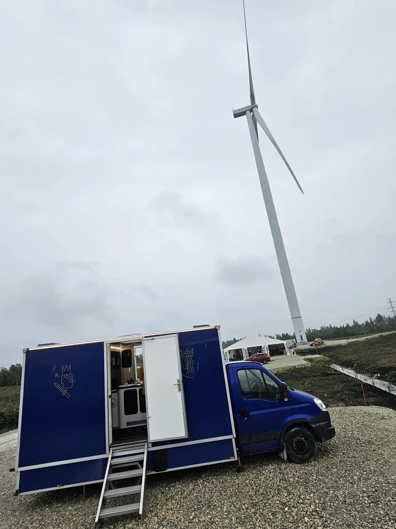 Royal Flush WC-pakettiauto käytössä