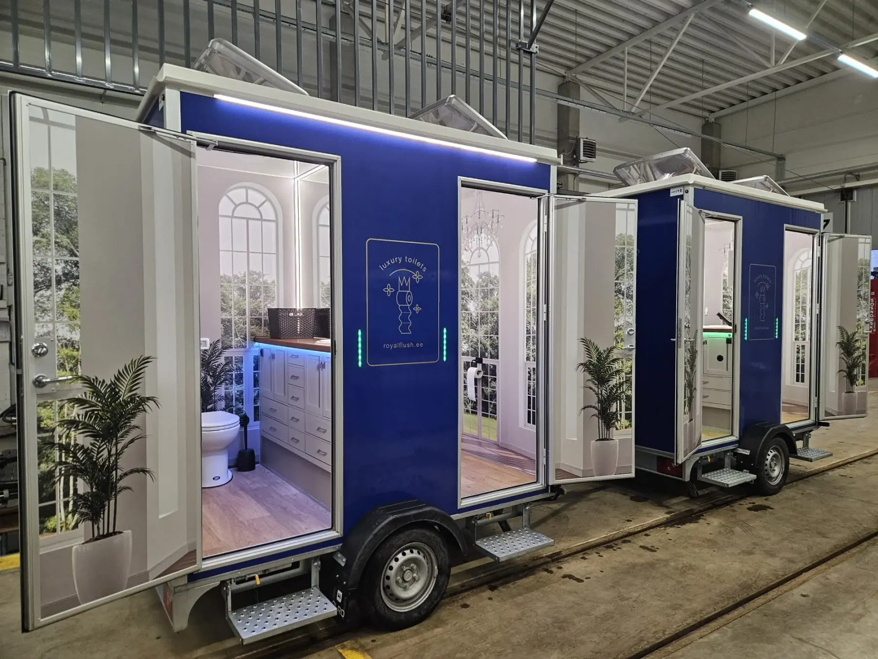 Royal Flush 2-paikkainen traileri käytössä