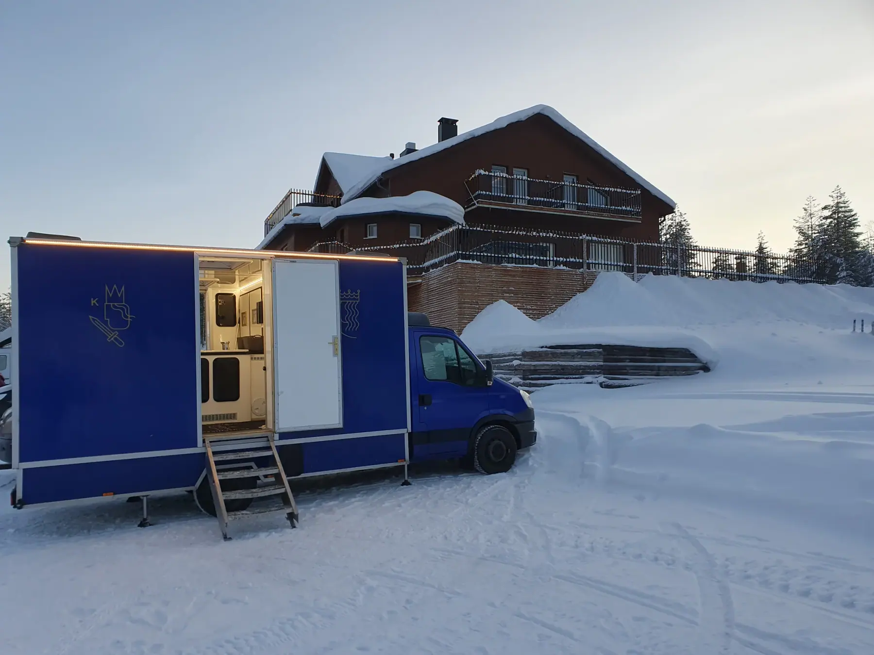 Royal Flush WC-pakettiauto tapahtumassa