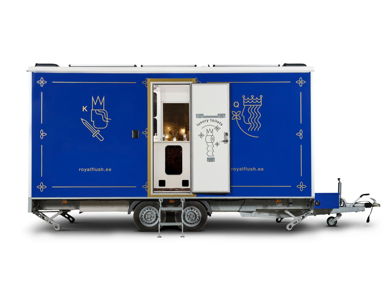 4-person restroom trailer