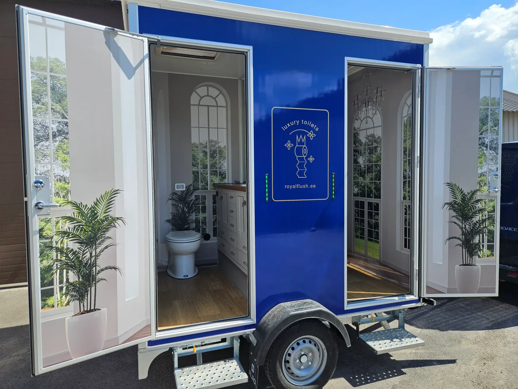 2-person restroom trailer