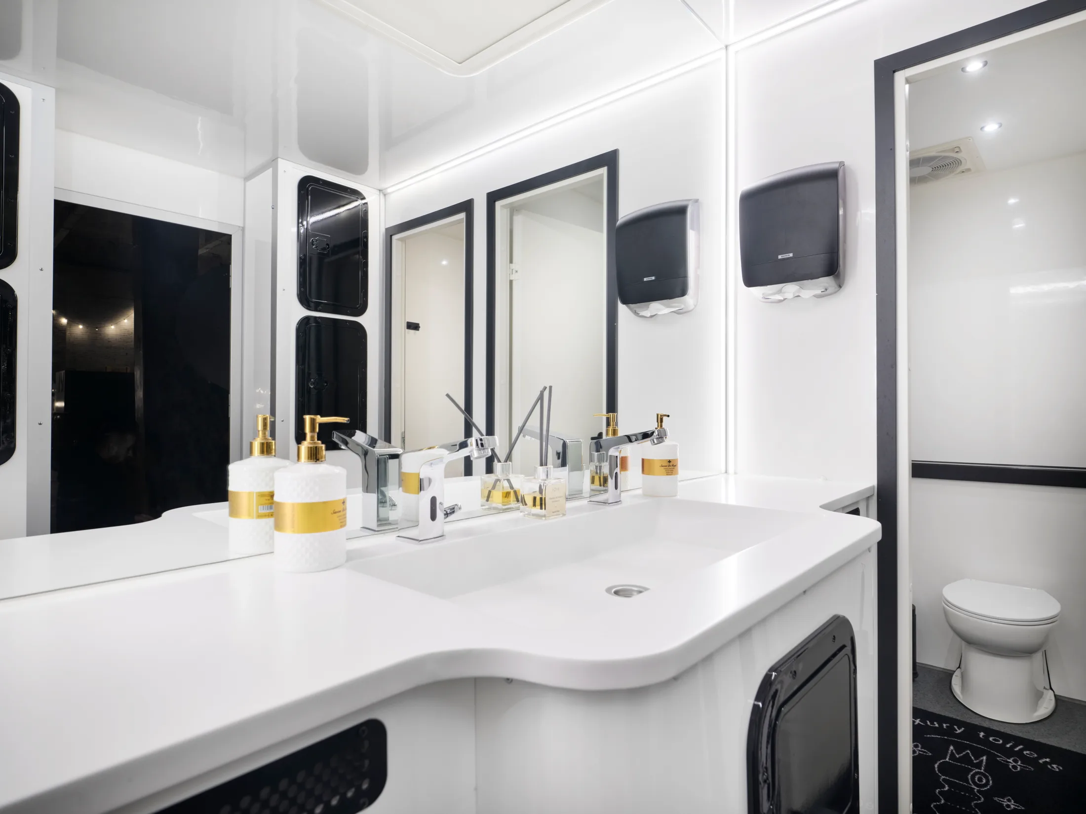 4-person restroom trailer