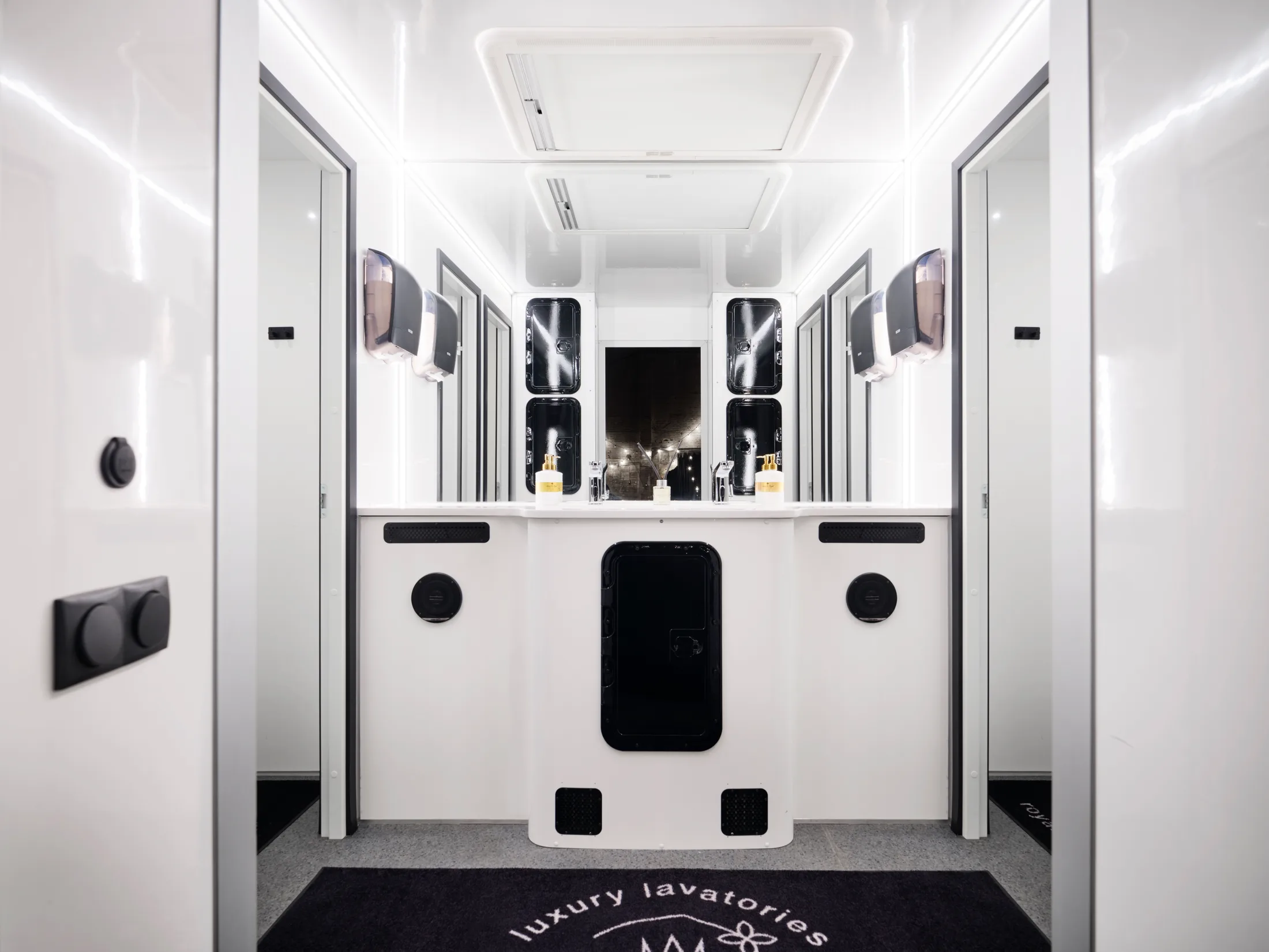 4-person restroom trailer