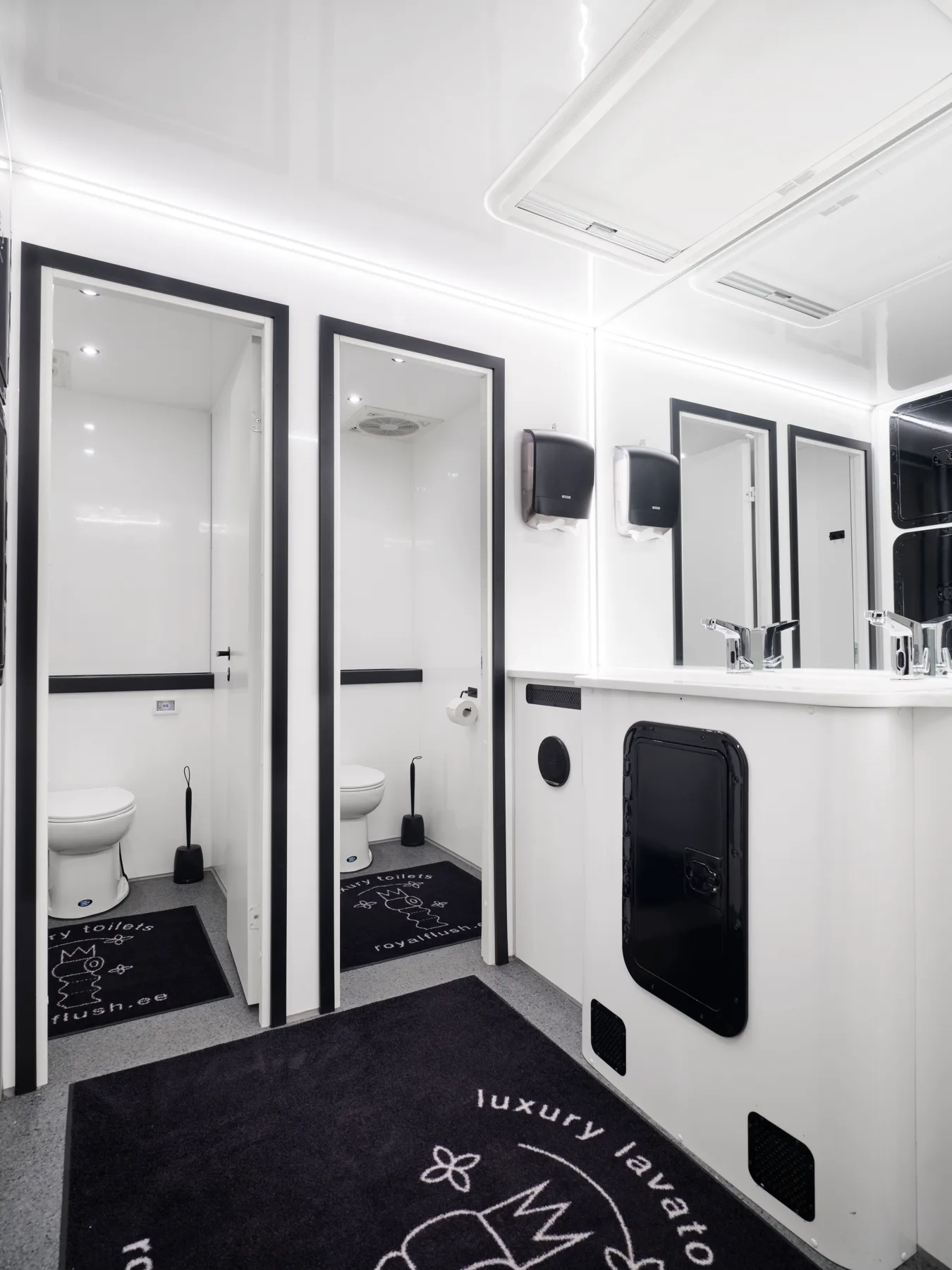 4-person restroom trailer