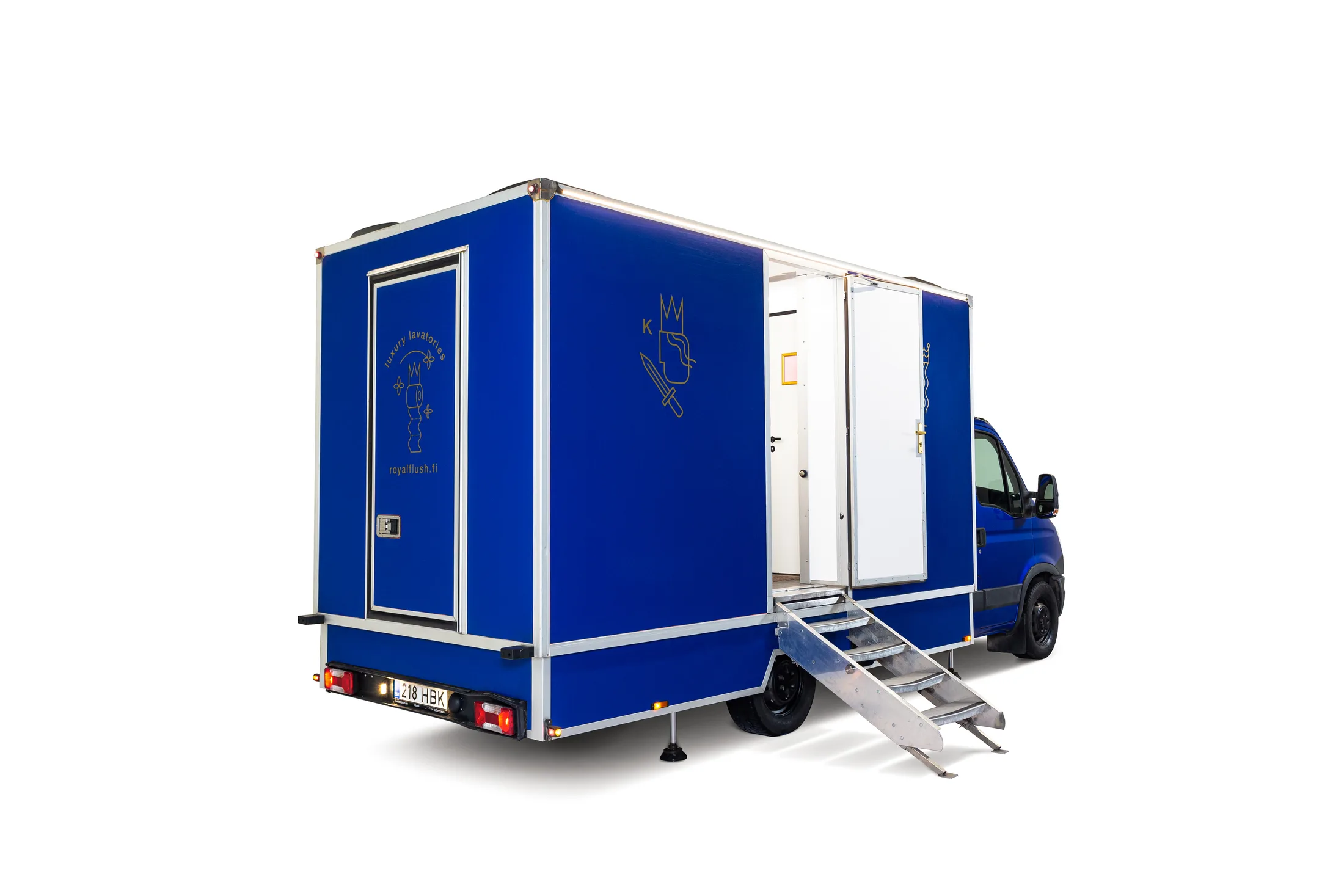 4-person restroom van