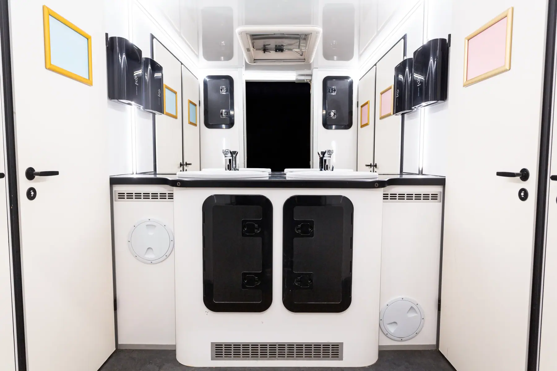 4-person restroom van