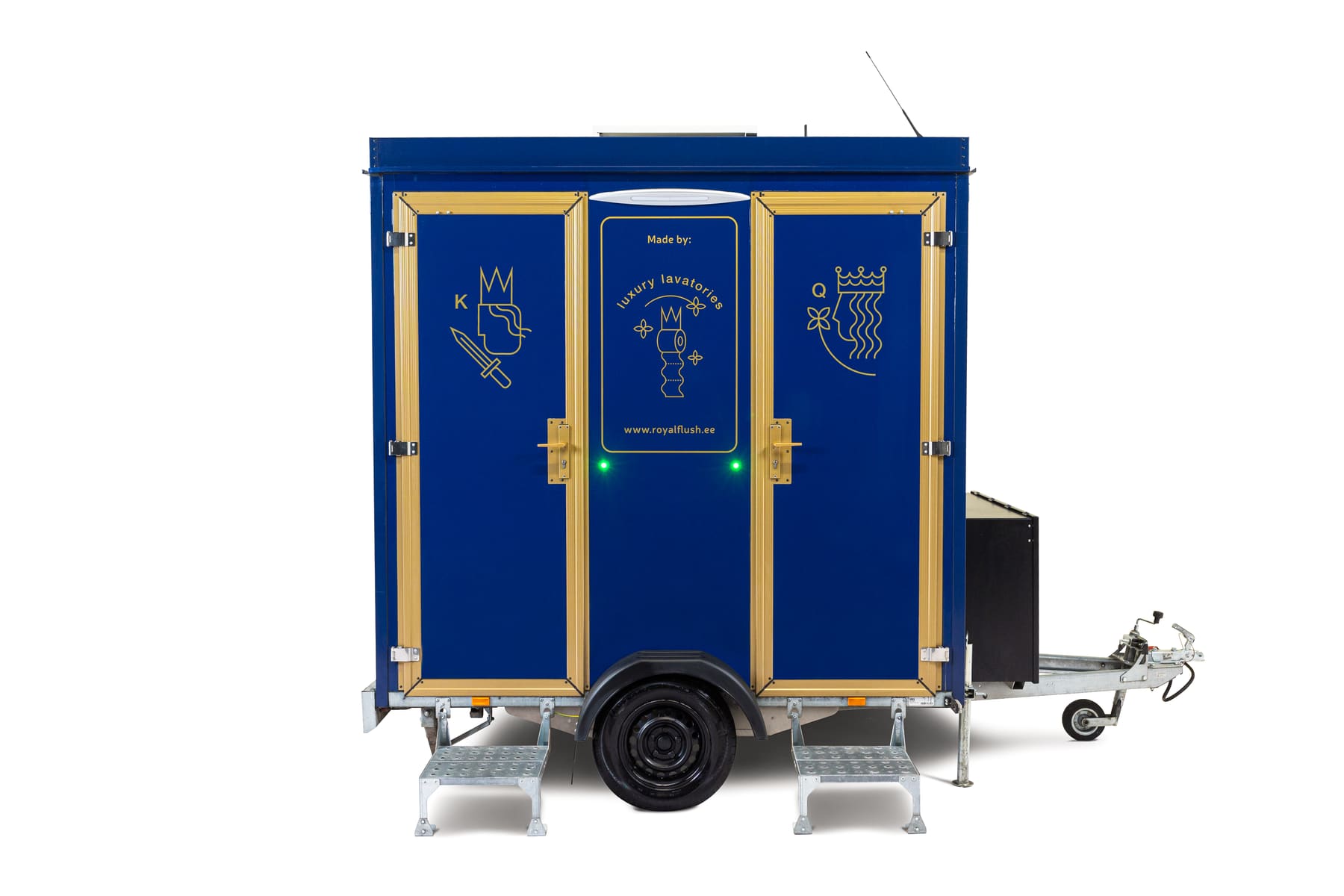 2-person restroom trailer